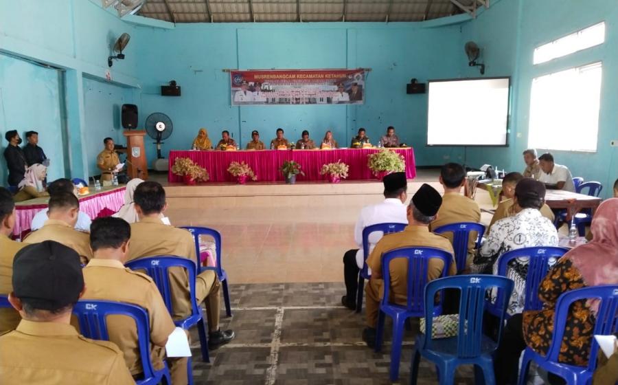 Waka Polsek Ketahun, Hadiri Acara Musrenbangcam RKPD Kecamatan Ketahun