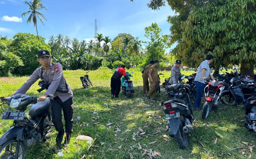 Tertibkan Penggunaan Knalpot Brong di Sekolah, Polsek Kaur Utara Amankan 12 Unit Kendaraan 