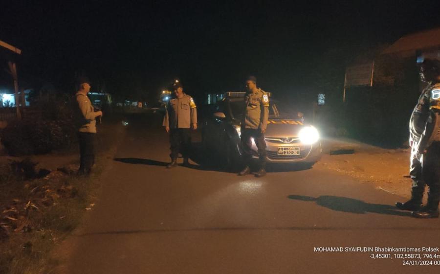 Polsek Curup Melakukan Patroli Rutin Antisipasi Tindak Pidana 
