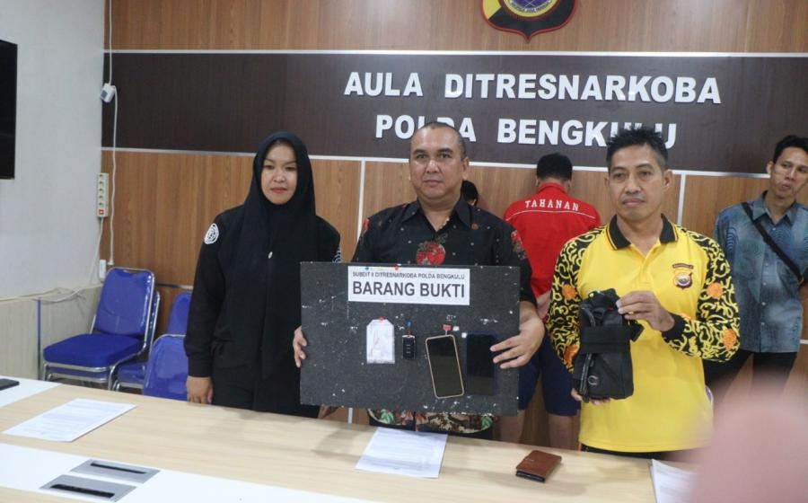 Ditresnarkoba Polda Bengkulu Kembali Menangkap 2 Tersangka Residivis Narkoba