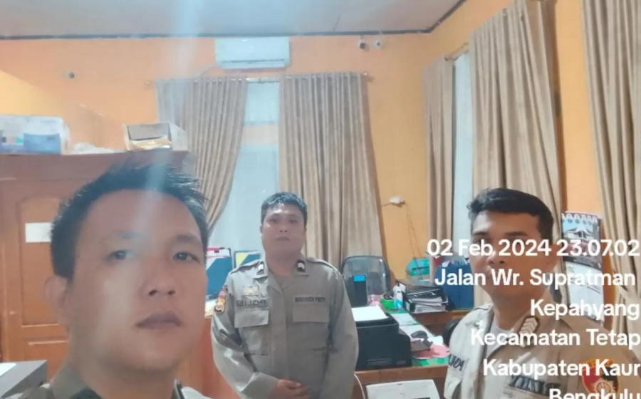 Operasi Mantap Brata Nala 2023, Polres Kaur Pengamanan Kantor KPUD 