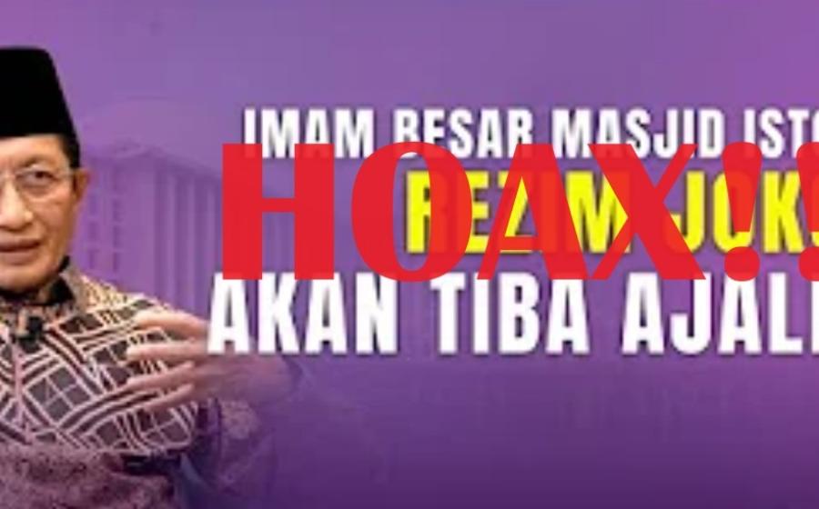 PB PMII Kecam Abraham Samad atas Fitnah Terhadap Imam Besar Masjid Istiqlal