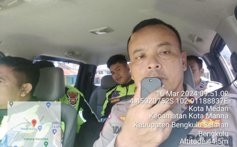 Turlalin Didepan SPBU Untuk Wujudkan Kamseltibcar Lantas   