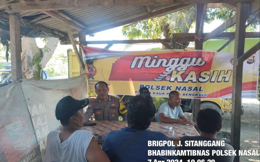 Didesa Pasar Baru, Polsek Nasal Gelar Minggu Kasih 