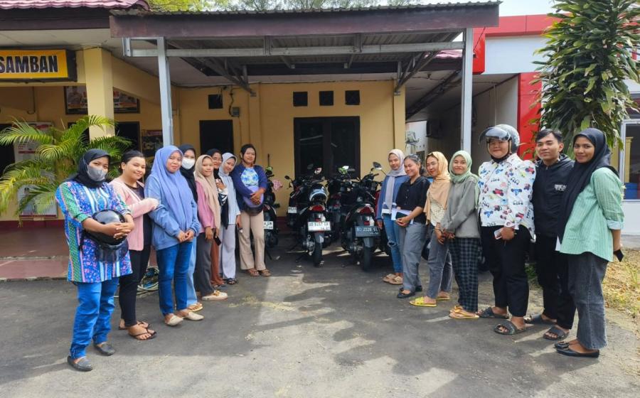 Polsek Ratu Samban Terima Penitipan Sepeda Motor Saat Mudik 
