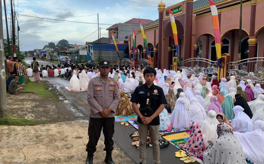 Polres Kepahiang Laksanakan Pengamanan Sholat Idul Fitri 