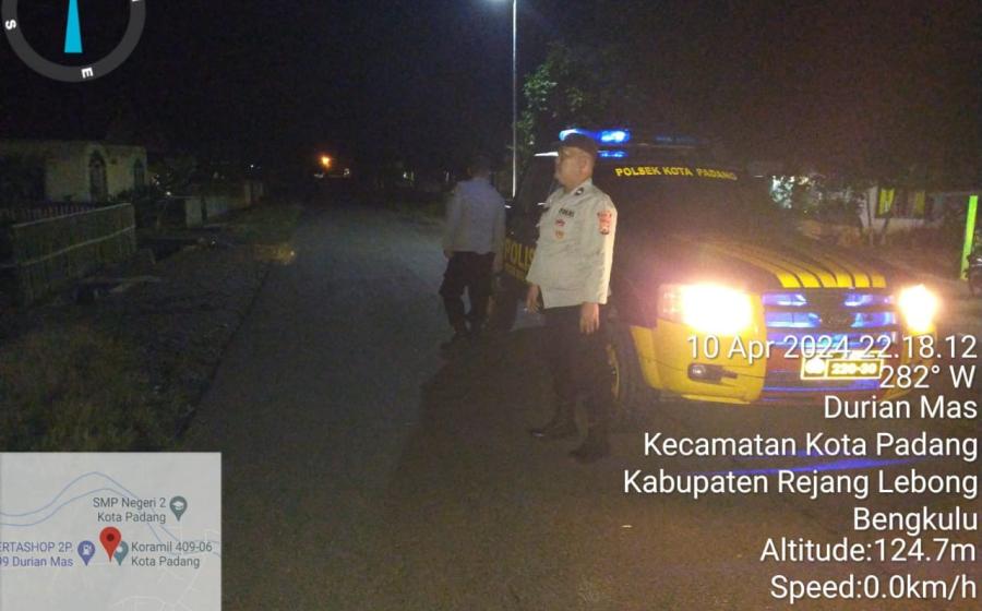 Berikan Rasa Aman Kepada Masyarakat di Hari Raya Idul Fitri 1445 H, Polsek Kotapadang Gelar Patroli Antisipasi Tindak Pidana 3C