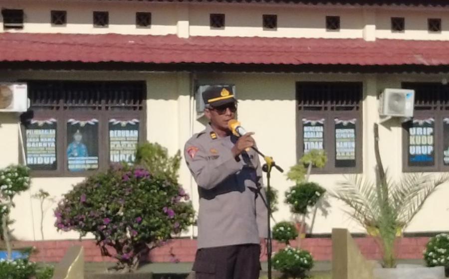 Polres Kaur Apel Gelar Pasukan Antisipasi Unras Pasca Pembacaan Putusan Sidang Sengketa (PHPU) Pilpres 