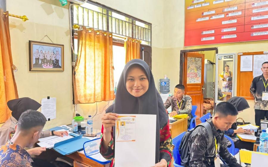 BAG SDM Polres Kaur Laksanakan Penerimaan Bintara, Tamtama Polri Gel II TA 2024
