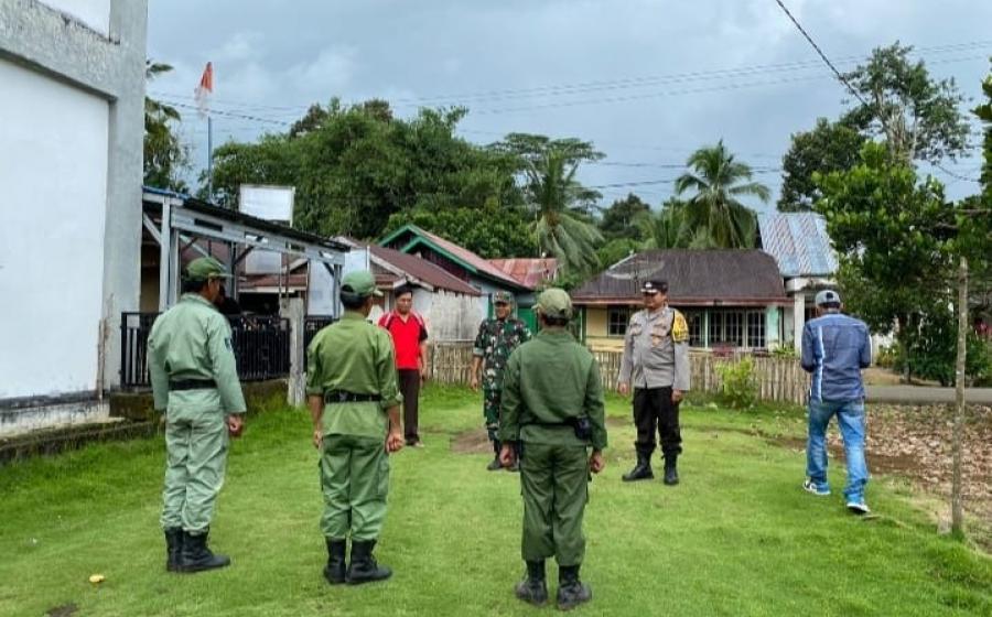 Bhabinkamtibmas Polres Bengkulu Utara Latihan Linmas, dari Wawasan Hingga Baris Berbaris