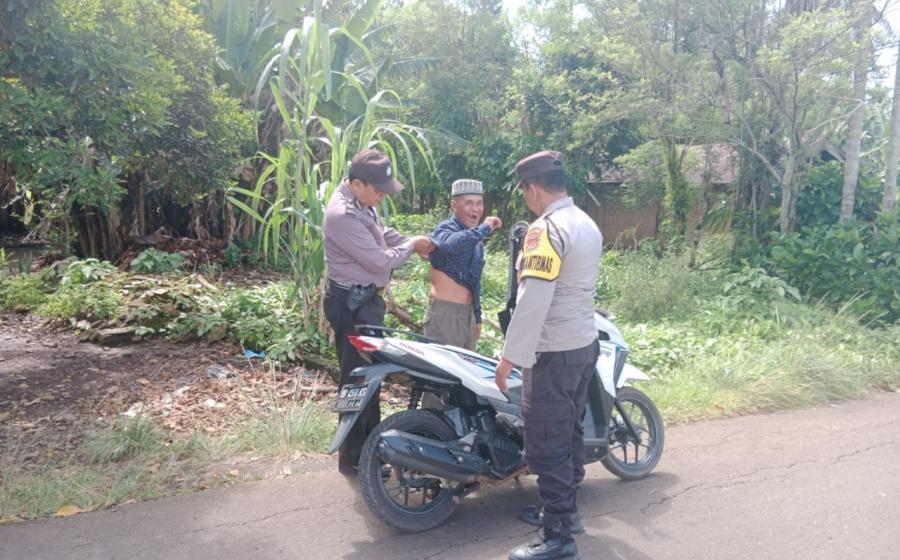 Tekan Kriminalitas, Polsek Selupu Rejang Gelar Razia Senjata Api dan Senjata Tajam