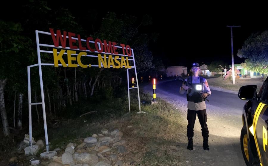 Polsek Nasal Patroli Objek Vital dan Tempat-Tempat Rawan Kamtibmas 