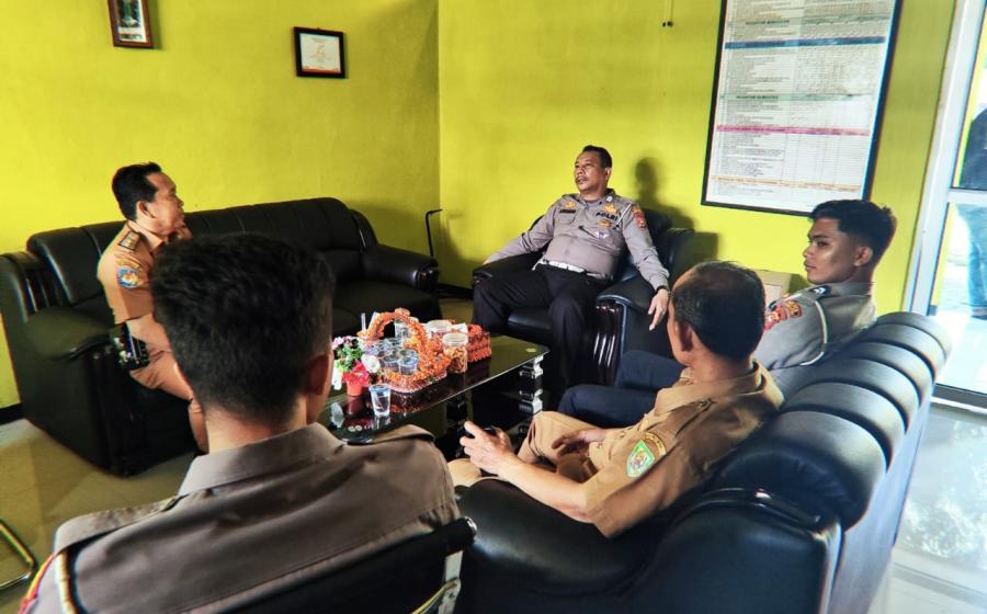 Police Go to School, Unit Kamsel Satlantas Polres Bengkulu Utara Koordinasi dengan Kepala Sekolah 