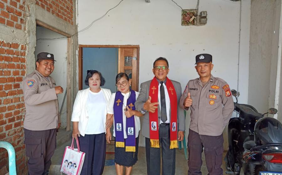 Polsek Selupu Rejang, Pengamanan Kegiatan Ibadah Kenaikan Isa Al- Masih 