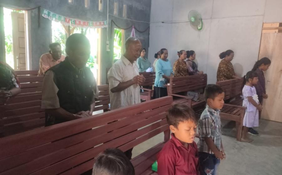 Hadir di Setiap Kegiatan Masyarakat, Polsek Nasal Amankan Pelaksanaan Perayaan Kenaikan Isa Al-Masih 