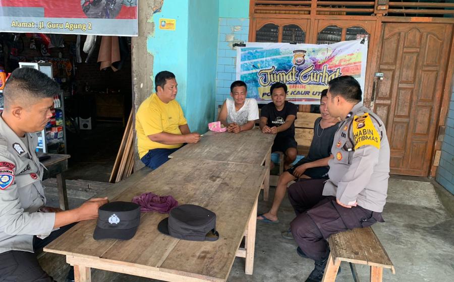 Jumat Curhat Kapolsek Nasal Bersama Warga di Desa Batu Lungun