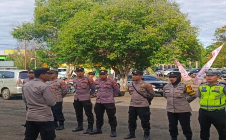 Polsek Ratu Agung Pegamanan Hari Ke-3 Pertandingan Cabor Sepak Bola Popda Bengkulu Tahun 2024