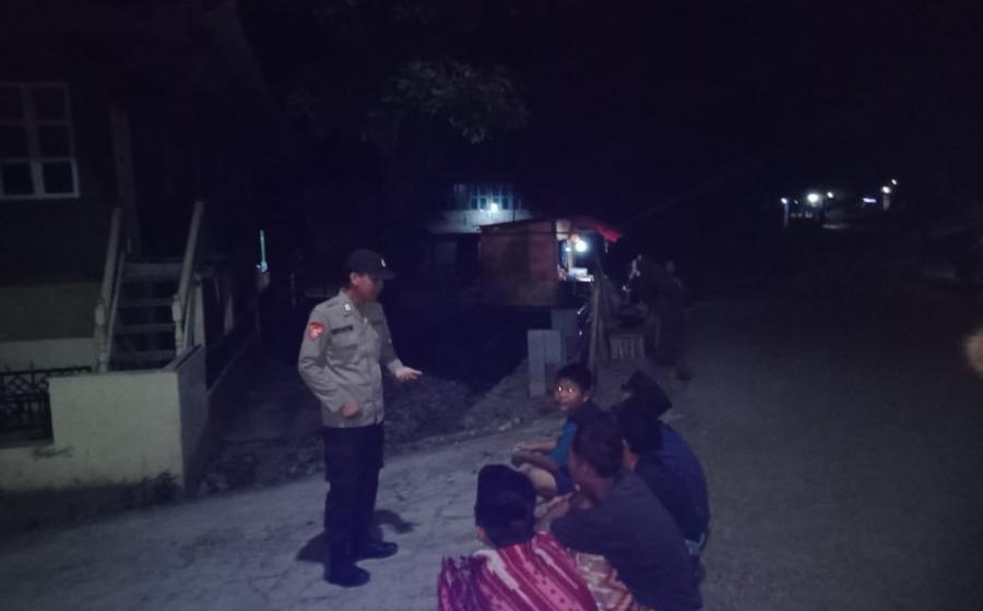 Personel Polsek Muara Sahung Patroli KRYD Ciptakan Kamtibmas Kondusif 
