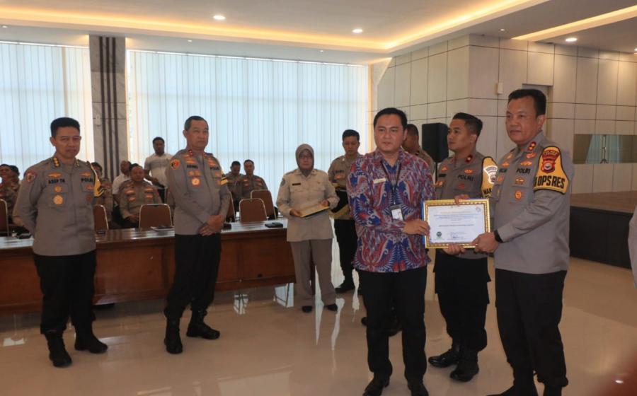 Penilaian Pelayanan Publik, Polres Lebong Raih Peringkat 3 dari Ombudsman