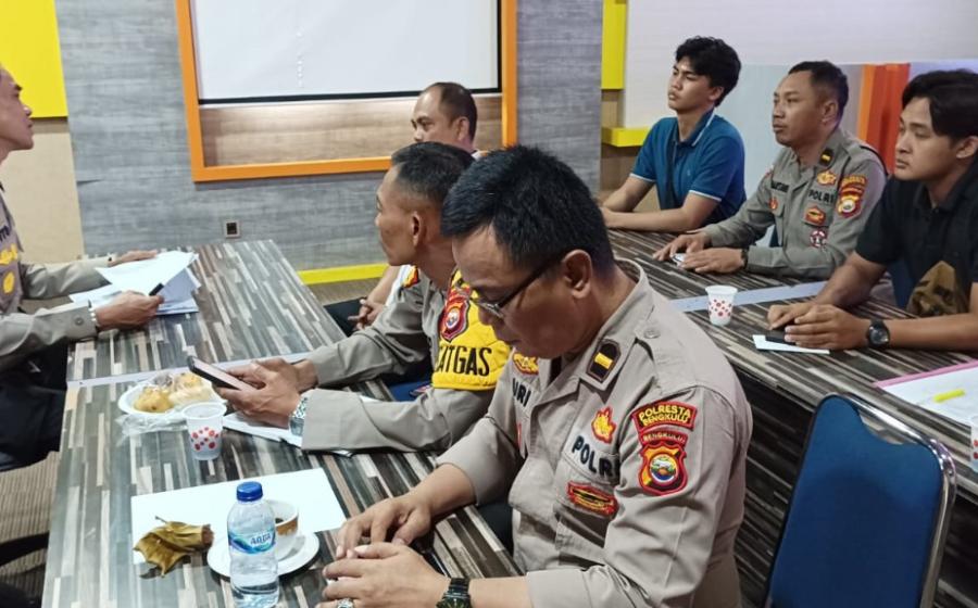 Polresta Bengkulu Laksanakan Kegiatan Zoom Latpraops Operasi Musang 2024