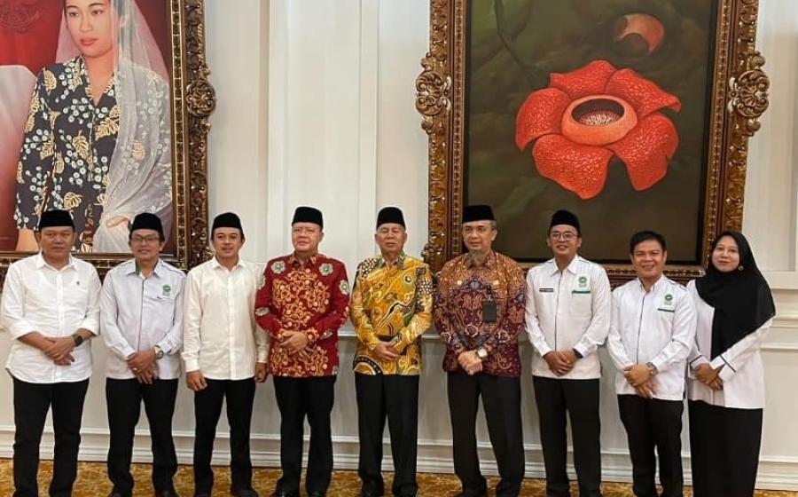 Bahas Kerjasama, STIESNU Bengkulu Audensi dengan Gubernur Bengkulu