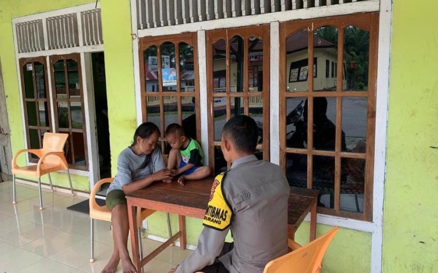 Wujudkan Kamtibmas yang Kondusif, Bhabinkamtibmas Sambang Dialogis 