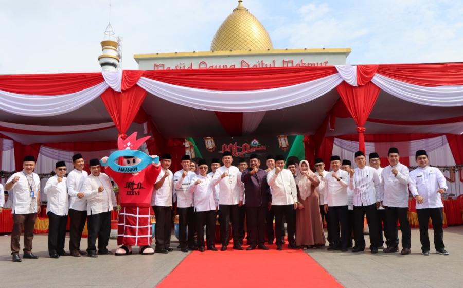 Hadiri Launching Pembukaan MTQ Ke XXXVI Tahun 2024 Kapolres Bengkulu Utara Jamin Keamanan Saat Pelaksanaan Kegiatan