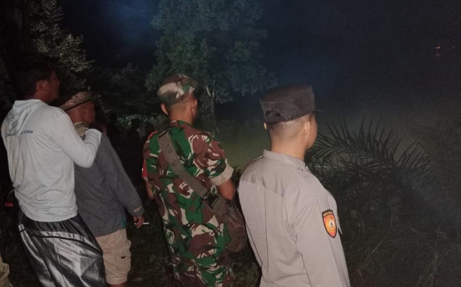 Quick Respon Polsek Giri Mulya Datangi TKP Orang Tenggelam di Desa Suka Makmur