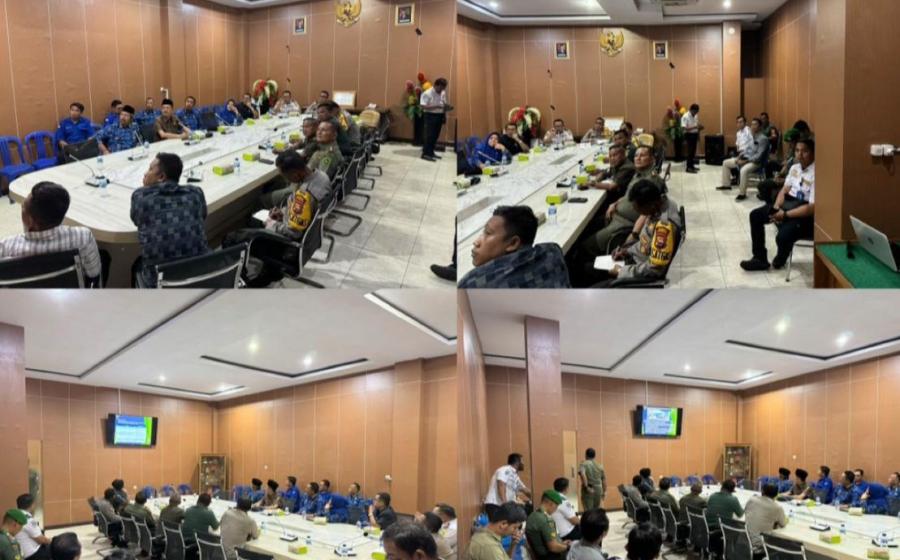 Waka Polresta Bengkulu Bersama Kabag Ops Ikuti Rapat Koordinasi Persiapan Penertiban Pasar Panorama 