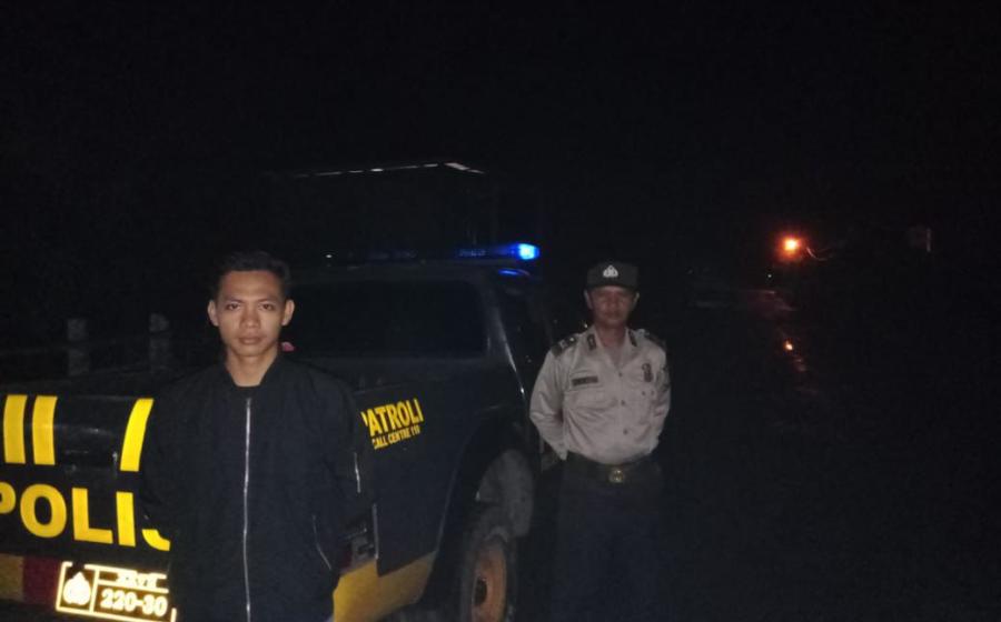 Tingkatkan Keamanan Polsek Kotapadang Gencar Melakukan Patroli di Jalur Lintas Kotapadang – Pu.Tanding