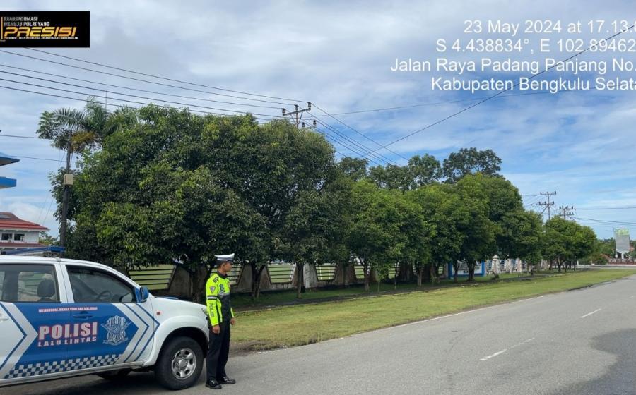 Sat Lantas Polres BS Patroli Mobiling , Ciptakan Kenyamanan Masyarakat