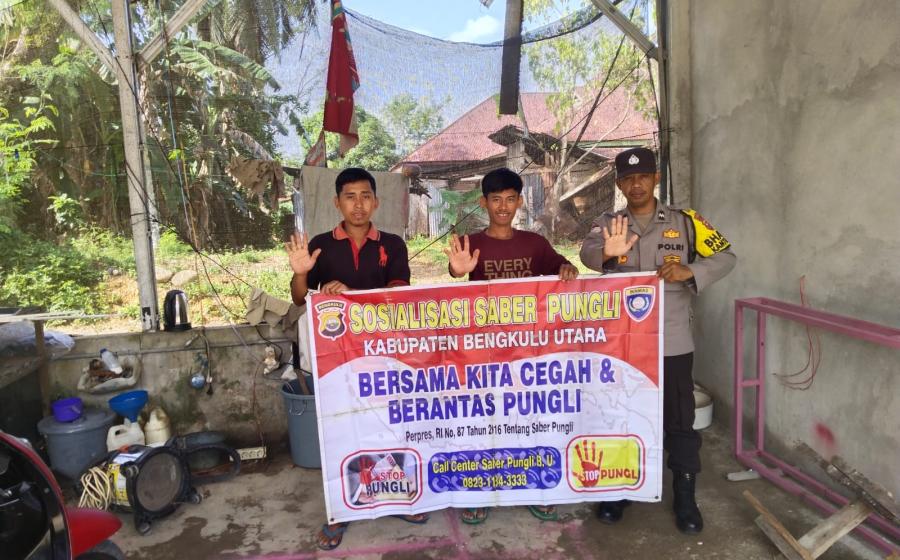 Sosialisasi Saber Pungli di Wilayah Hukum Polsek Ketahun, Upaya Cegah Pungutan Liar