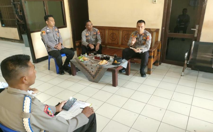 Evaluasi Kinerja Personil, Polsek Ketahun gelar Anev mingguan