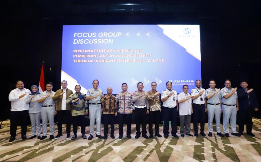 Jasa Raharja Gelar FGD Bahas Kebijakan Santunan Selektif untuk Korban Penyebab Kecelakaan Lalu Lintas