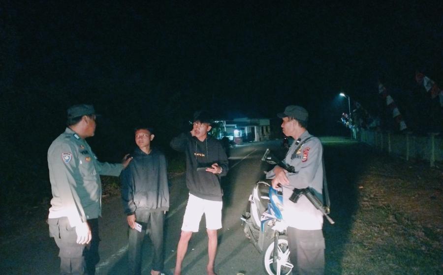 Patroli Dialogis, Polsek Padang Guci Hulu Antisipasi Premanisme dan 3C Serta Pengamanan Objek Vital