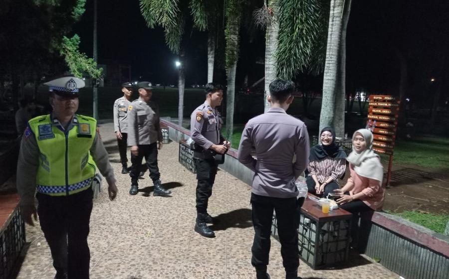 Polres Bengkulu Utara Laksanakan Blue Sky Patrol Ciptakan Suasana Kondusif Jelang HUT RI Ke 79  