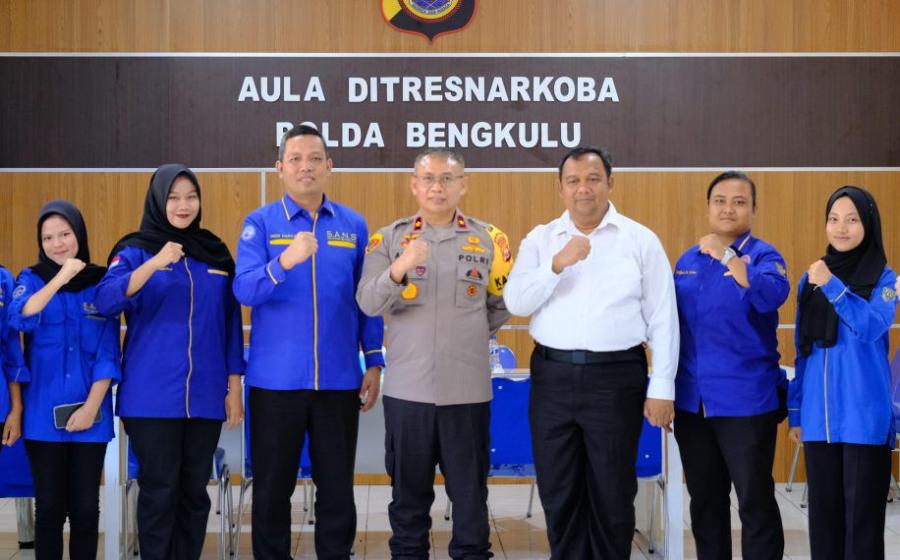 Kapolda Bengkulu Sambut Audiensi dari SANS Bengkulu
