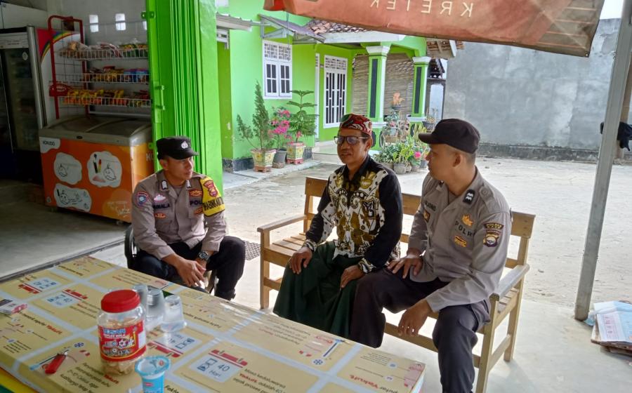 Sambang Tokoh Masyarakat, Polsek Maje Harapkan Kerjasama Untuk Jaga kamtibmas