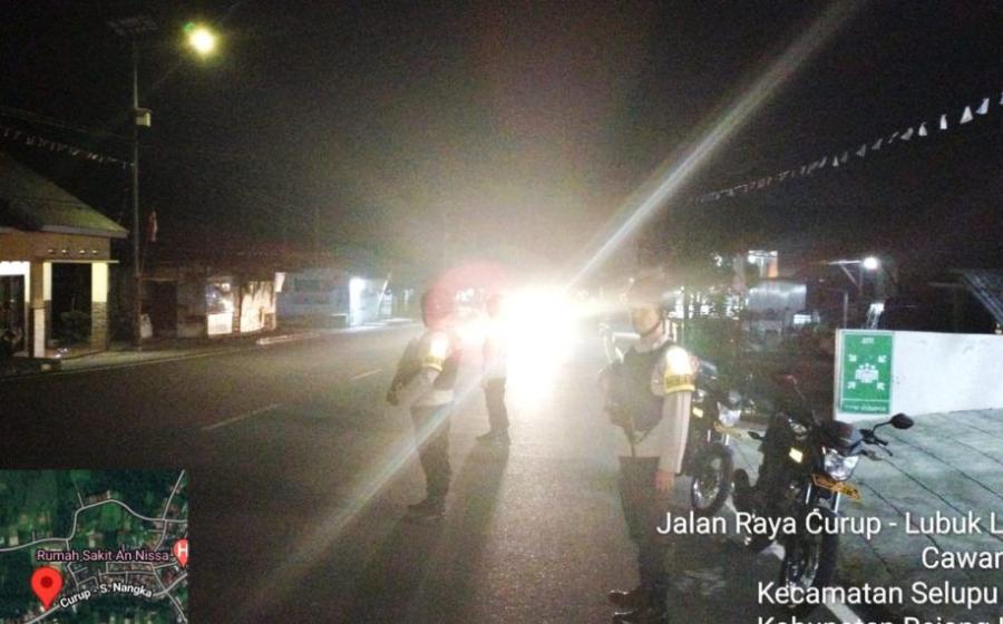 Antisipasi 3C, Personel Polsek Selupu Rejang Rutin Laksanakan Patroli