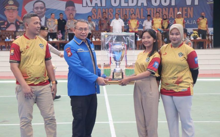 Kapolda Bengkulu Secara Resmi Buka Kapolda Cup VI SANS Turnamen Futsal