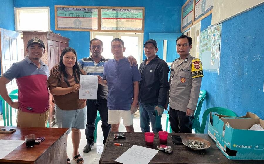 Problem Solving, Bhabinkamtibmas Polsek Lebong Utara Damaikan Perkara KDRT