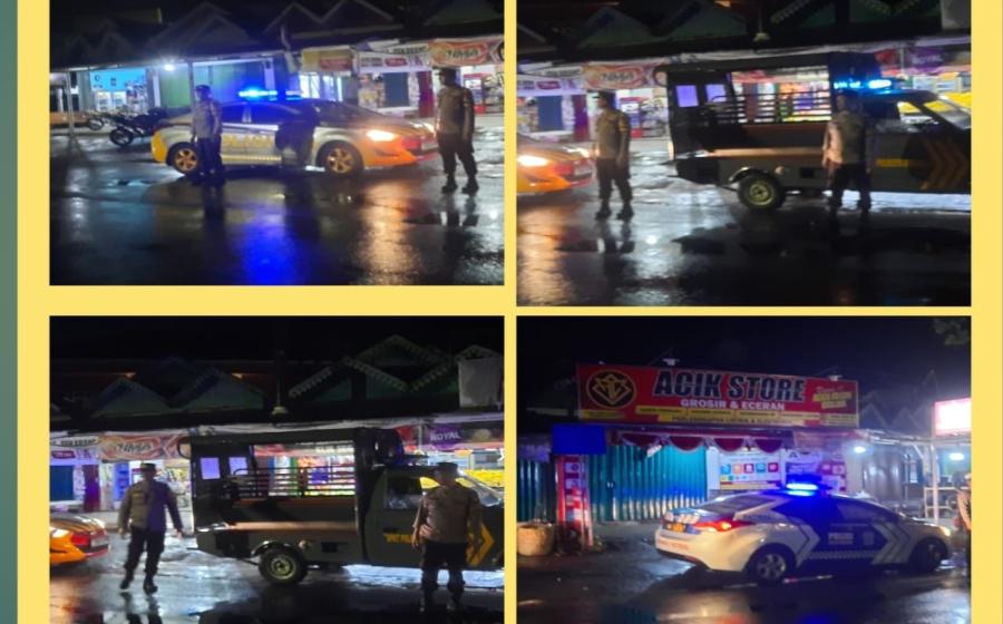 Polsek Teluk Segara Patroli Malam Cegah Tindak Kejahatan dan Antisipasi Gangguan Kamtibmas 