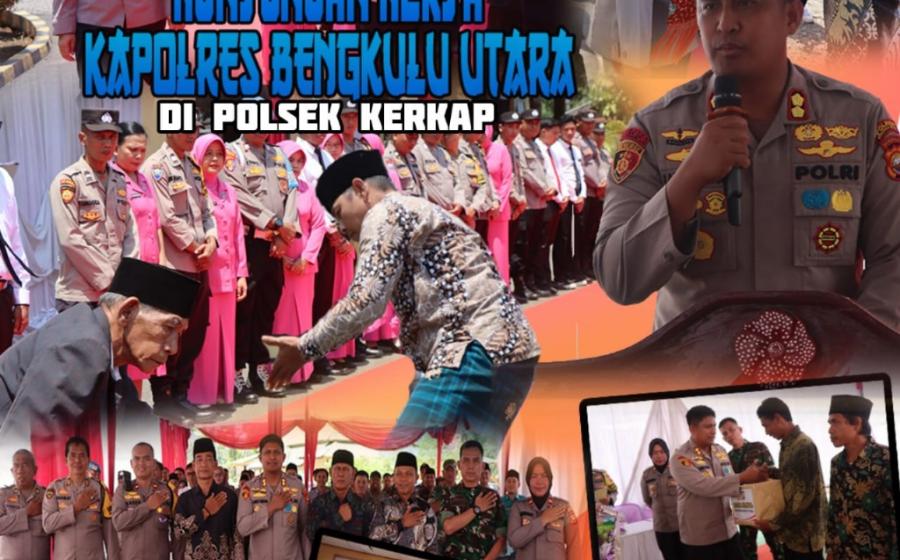 Kunjungan Kerja Kapolres Bengkulu Utara Ke Polsek Kerkap Pantau Kesiapan Polsek Hadapi Pemilukada