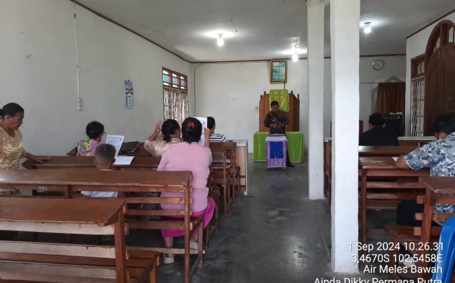 Pengamanan Kegiatan Ibadah Minggu di Gereja, Polres Rejang Lebong Tingkatkan Patroli