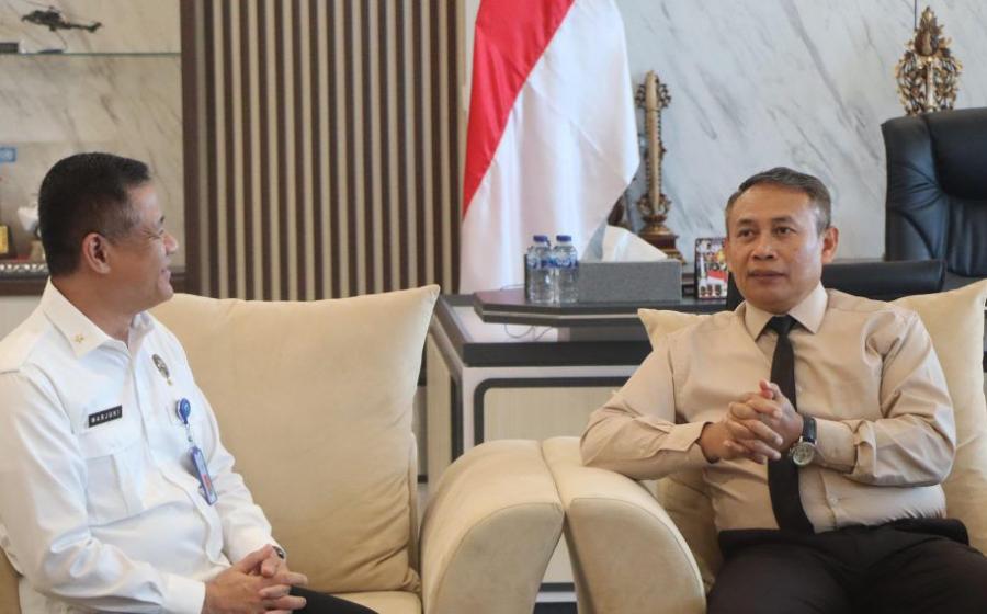 Kapolda Bengkulu Terima Kunjungan Silahturahmi Kepala BNN Provinsi Bengkulu