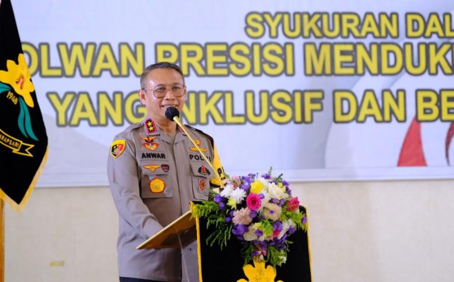 Kapolda Bengkulu Hadiri Syukuran Peringatan Hari Jadi ke-76 Polwan