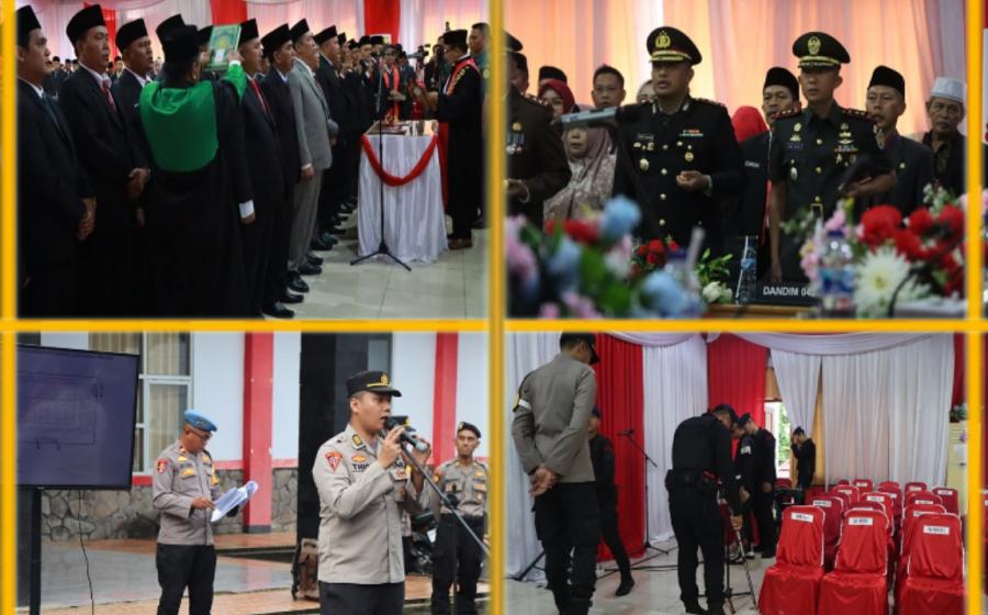Polres Bengkulu Utara Sukses Amankan Pelantikan Anggota DPRD Terpilih Kabupaten Bengkulu Utara 