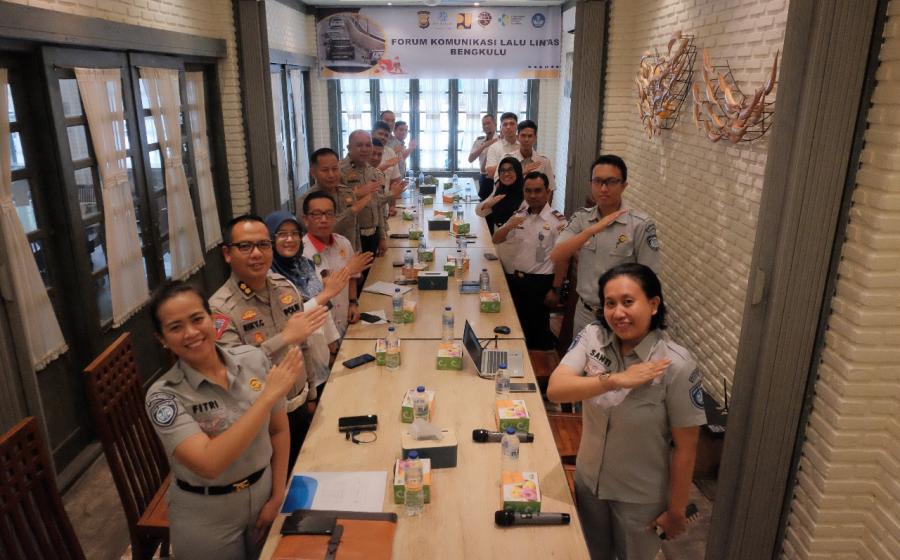 Jasa Raharja Bengkulu Berkoordinasi untuk Menekan Tingkat Kecelakaan Lalu Lintas dalam Forum Komunikasi Lalu Lintas