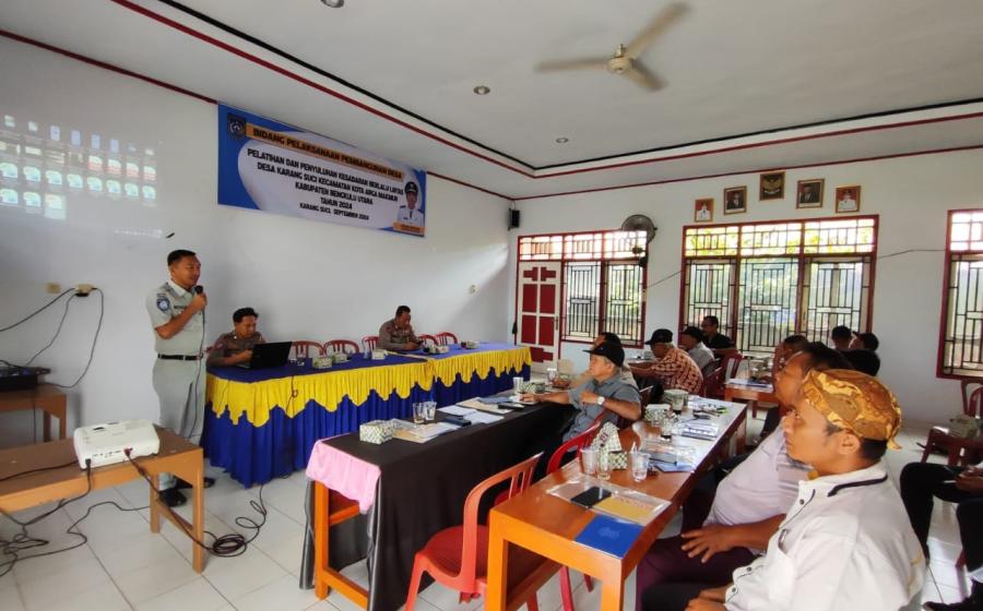 Jasa Raharja Bengkulu Dukung Keselamatan Berlalu Lintas, Lakukan Sosialisasi kepada Masyarakat