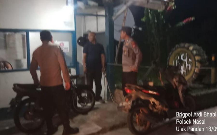 Antisipasi Aksi Tindak Pidana 3C, Polsek Nasal Patroli Tempat Rawan 